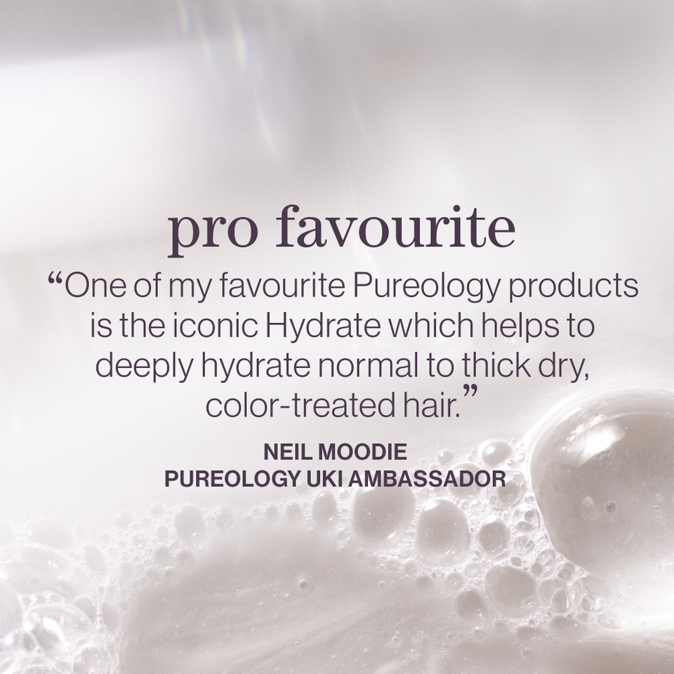 Pureology Hydrate Shampoo and Conditioner Moisturising Supersize Bundle for Dry Hair, Sulphate Free for a Gentle Cleanse