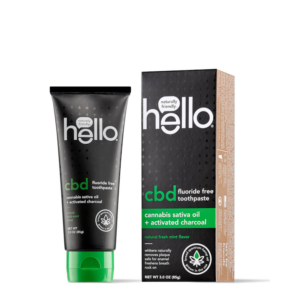 hello CBD Activated Charcoal Toothpaste 3 oz