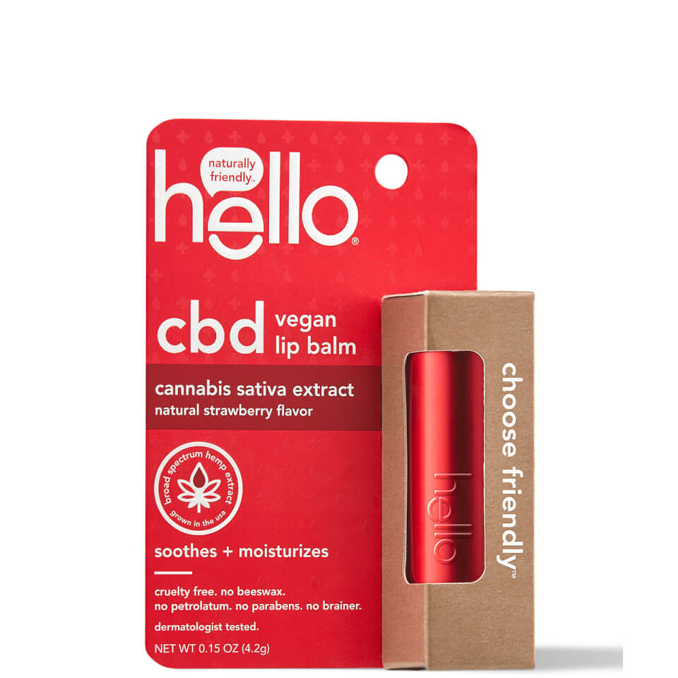 hello CBD Strawberry Lip Balm 0.15 oz