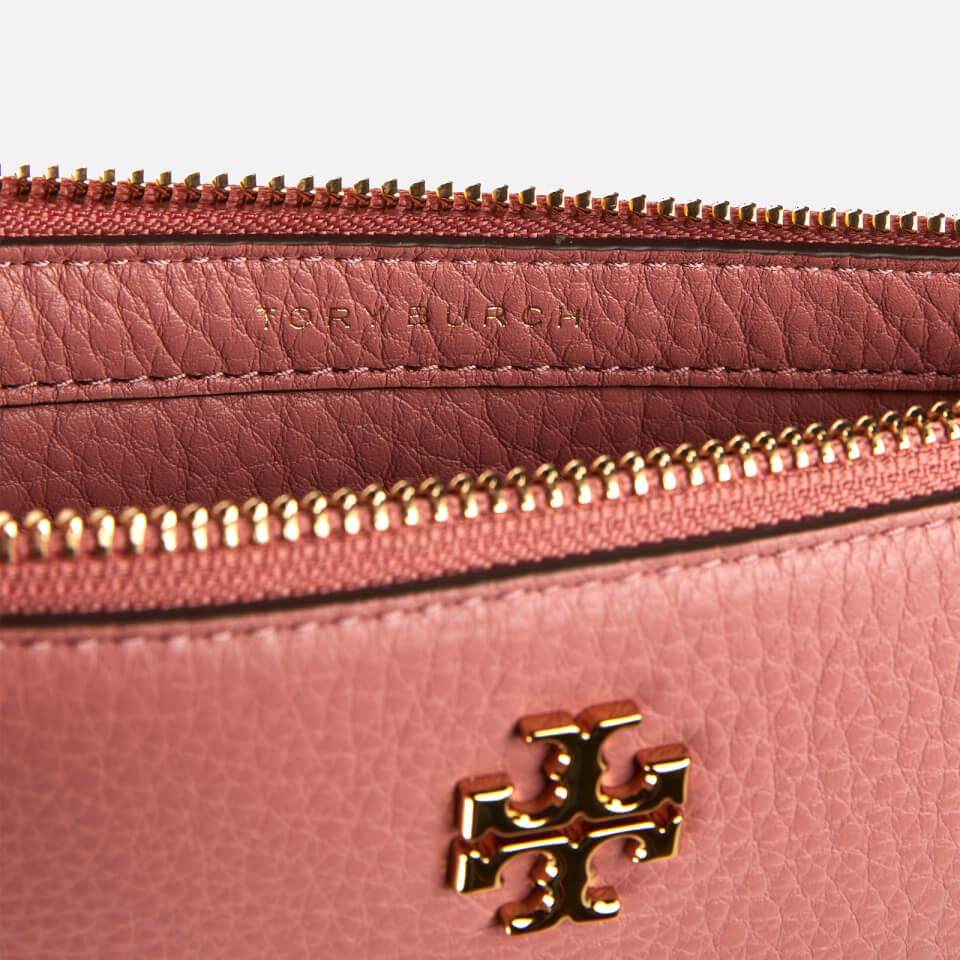 Tory Burch Women's Kira Pebbled Top Zip Cross Body Bag - Pink Magnolia