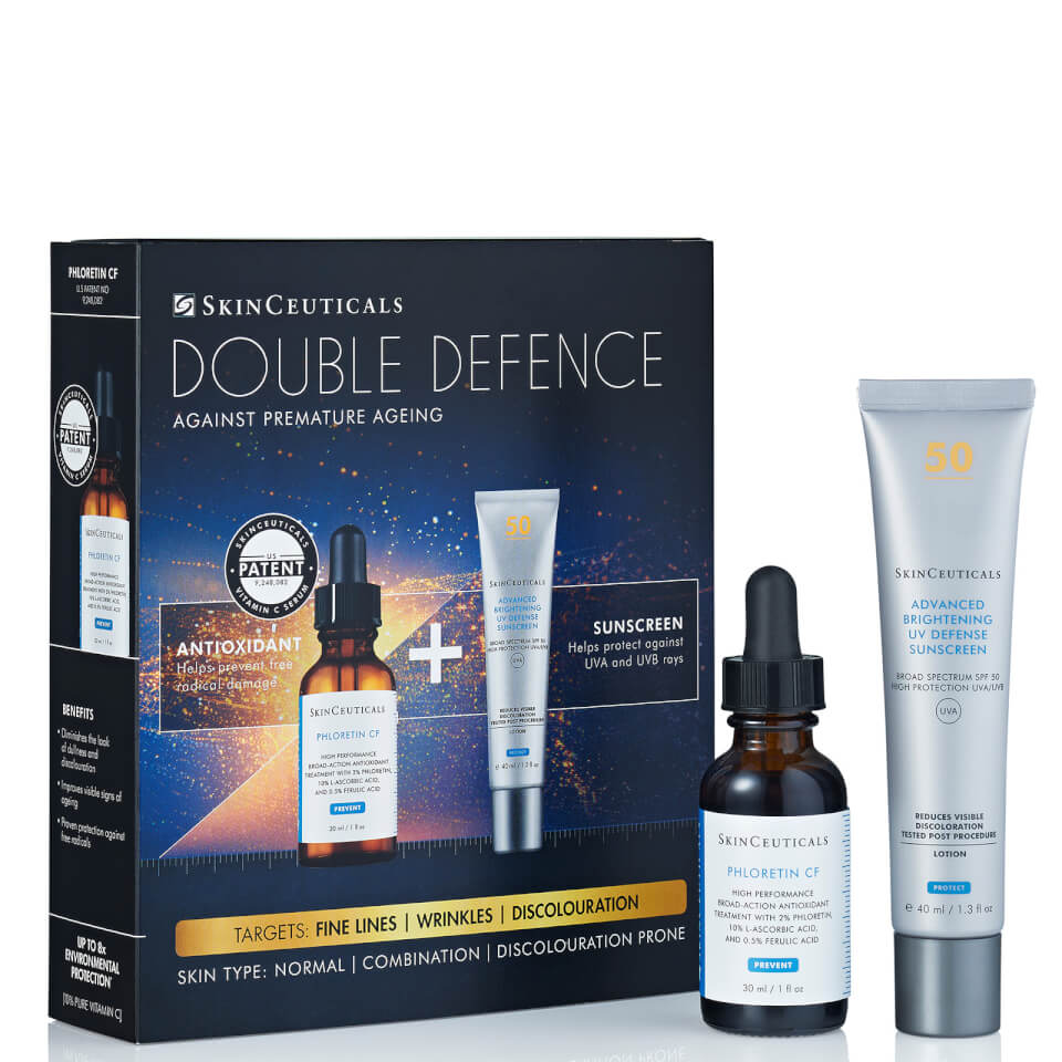 SkinCeuticals Double Defence Phloretin CF Kit for Combination, Discolouration-Prone Skin