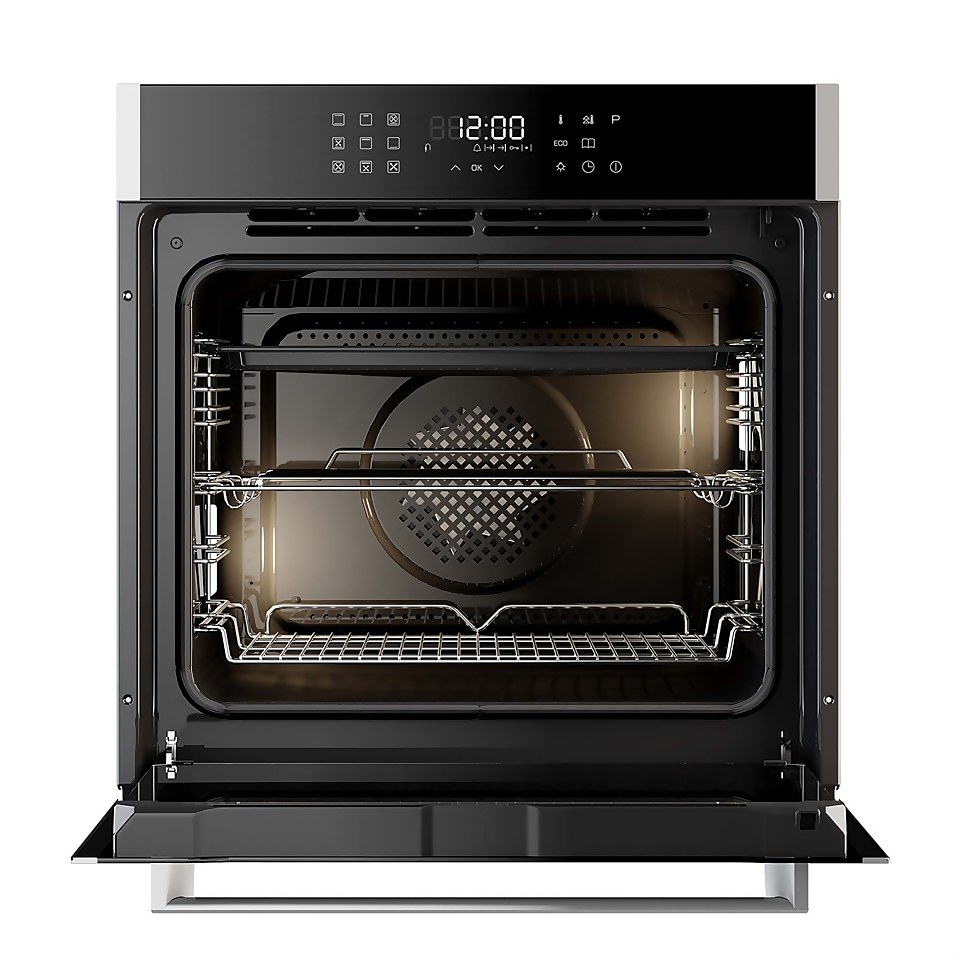CDA SL550SS Built-in Pyrolytic Single Electric Oven - 13 Function - Stainless Steel