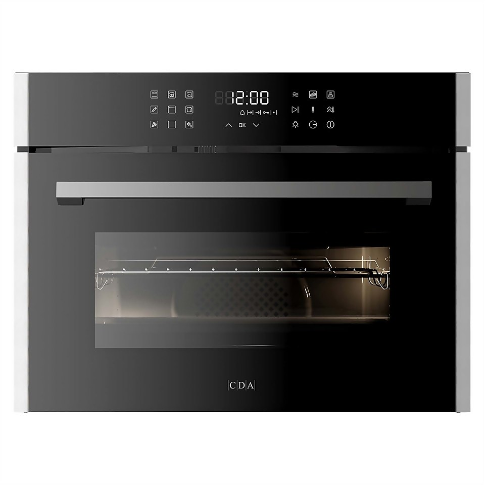 CDA VK703SS Built-in Compact Steam Oven with Grill - Stainless Steel