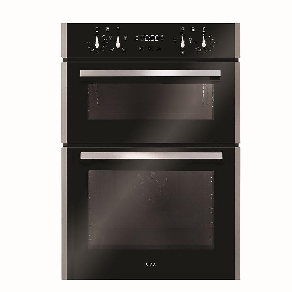 CDA DC941SS Built-in Double Electric Oven with Touch Control Timer - Stainless Steel