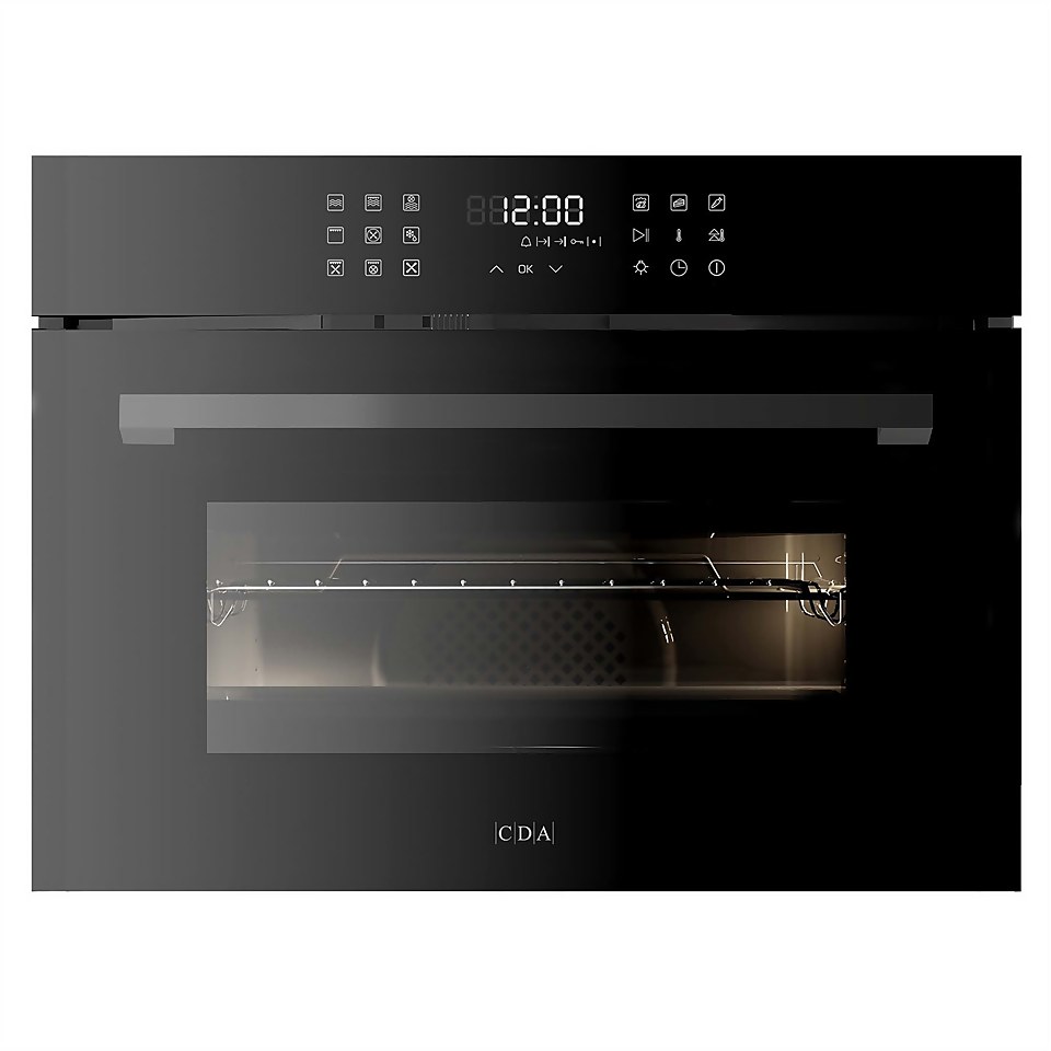 CDA VK903BL Compact Combination Microwave with Grill and Fan Oven - Black