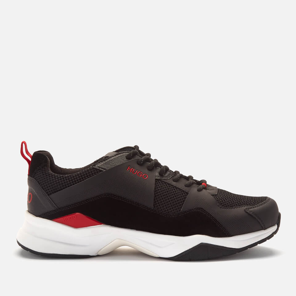 HUGO Men's Block Runn Chunky Trainers - Black