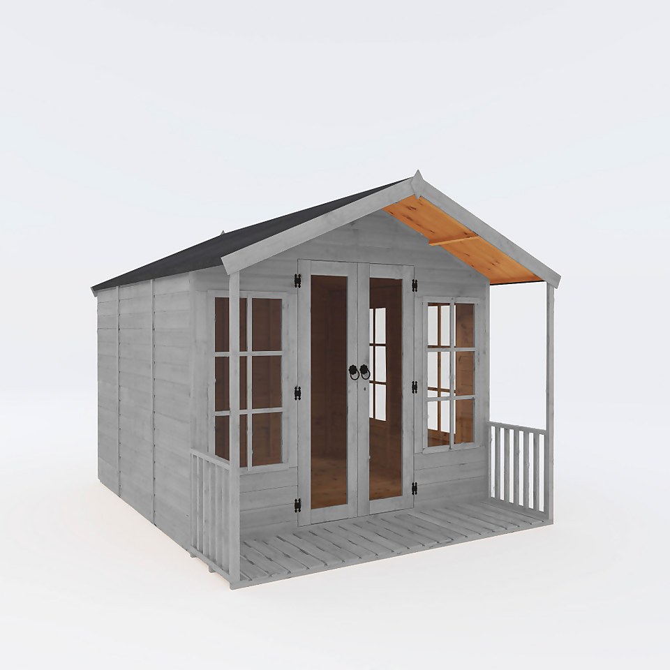 Country Living Tuxford 10 x 8ft Premium Traditional Summerhouse Painted + Installation - Thorpe Towers