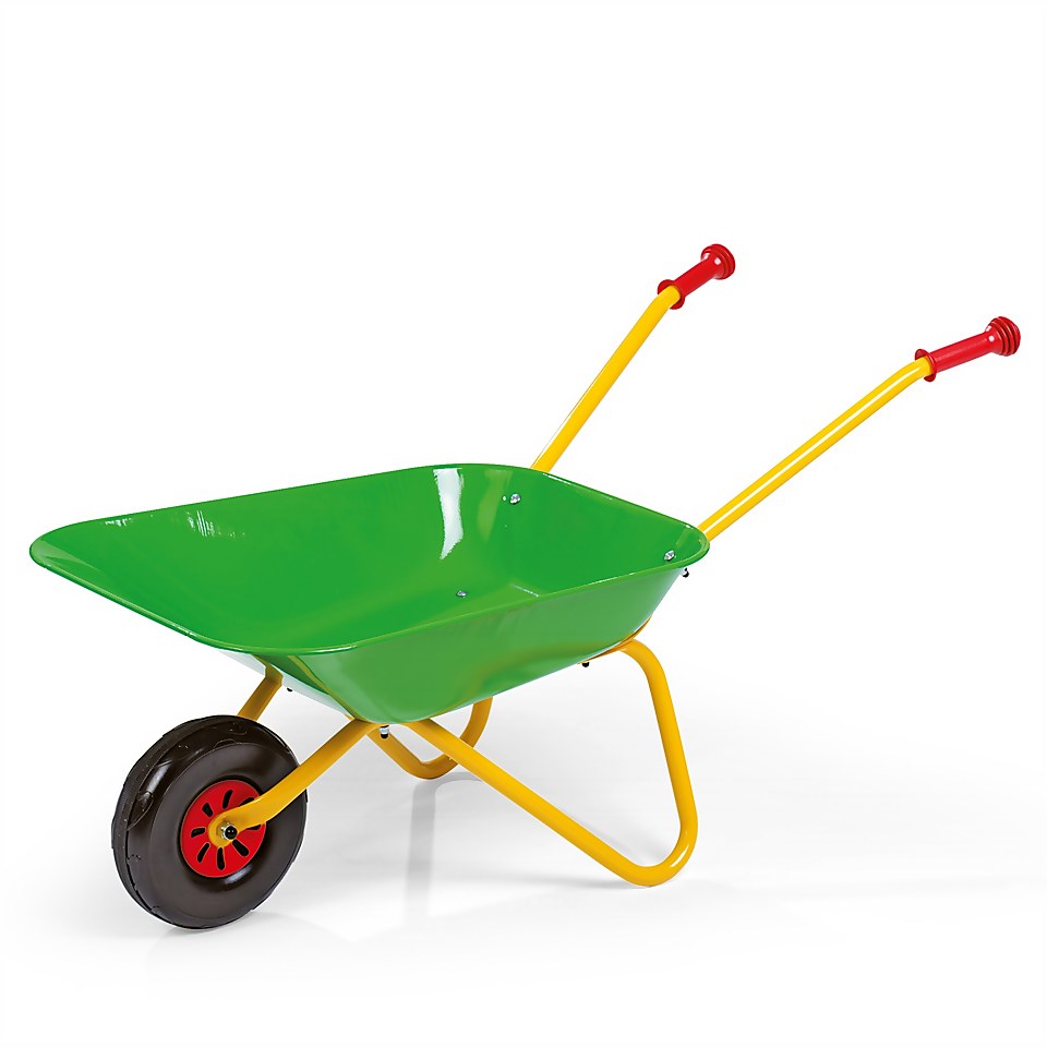 Rolly Childs Green Metal Wheelbarrow