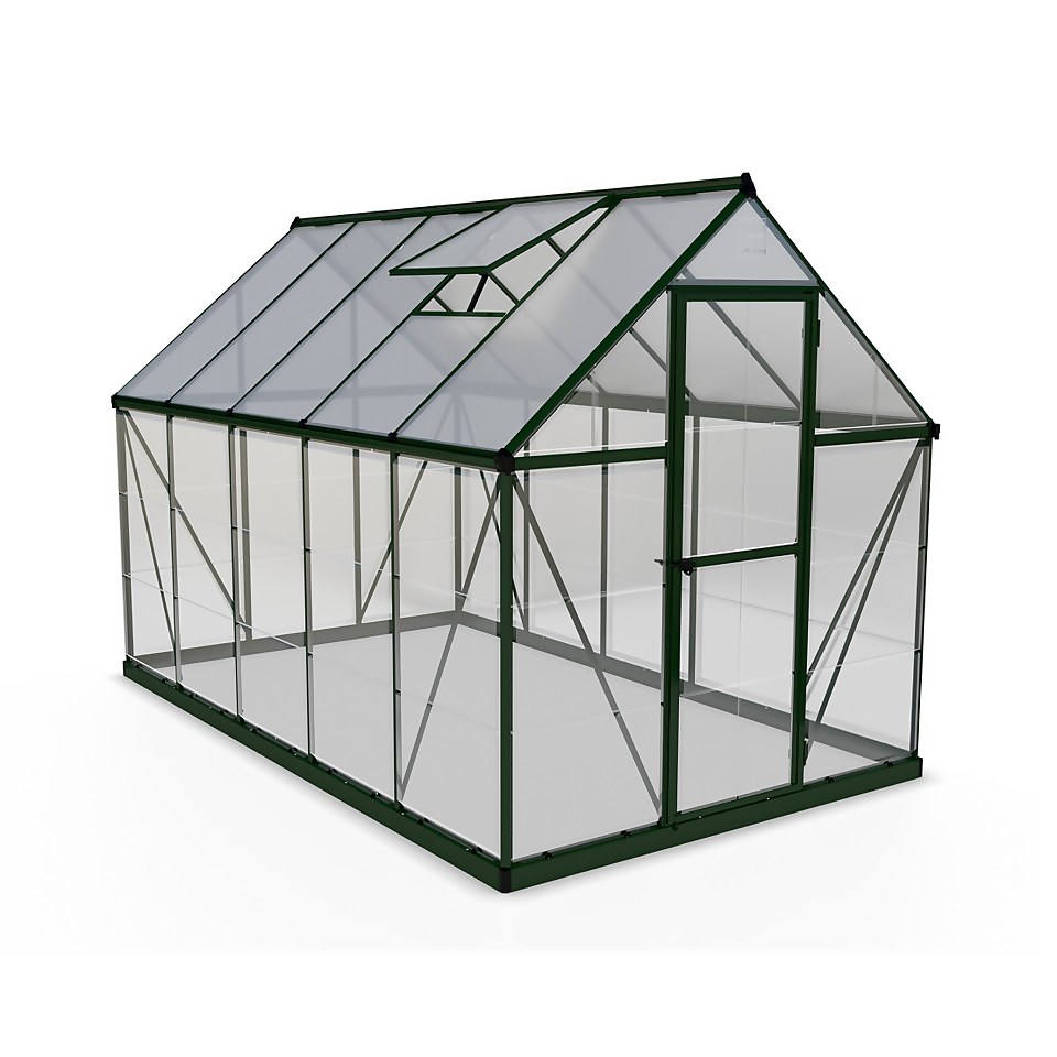 Palram Canopia Hybrid 6 x 10ft Green Greenhouse