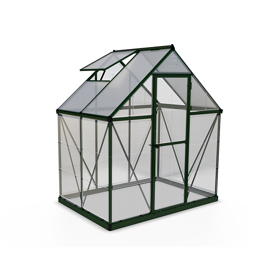 Palram Canopia Hybrid 6 x 4ft Green Greenhouse