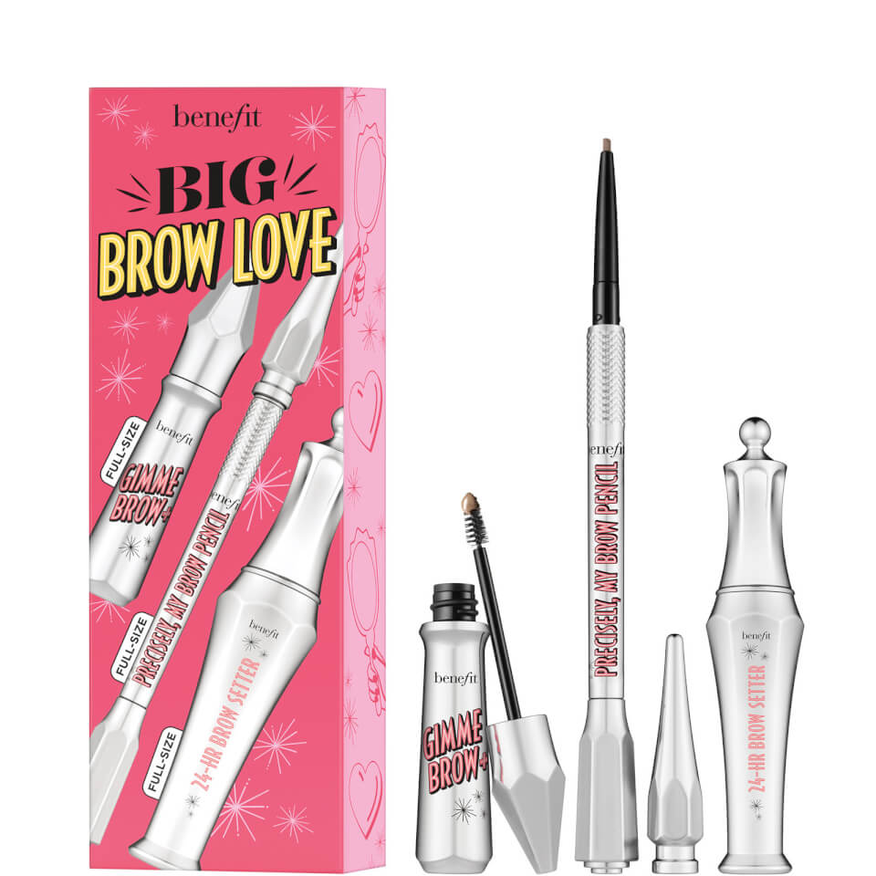 benefit Big Brow Love Eyebrow Pencil and Gel Trio - 02 Warm Golden Blonde