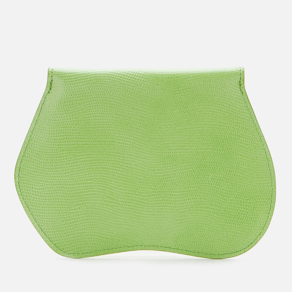 Little Liffner Women's Pebble Lizard Micro Bag - Acid Green