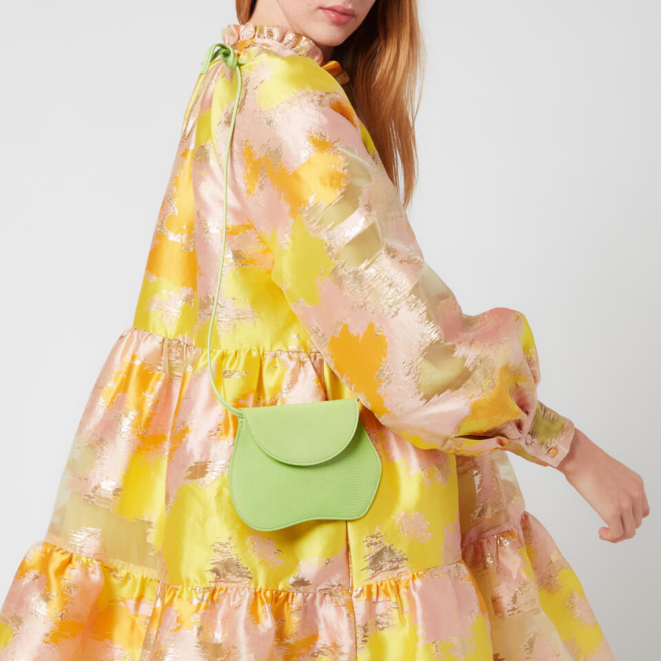 Little Liffner Women's Pebble Lizard Micro Bag - Acid Green