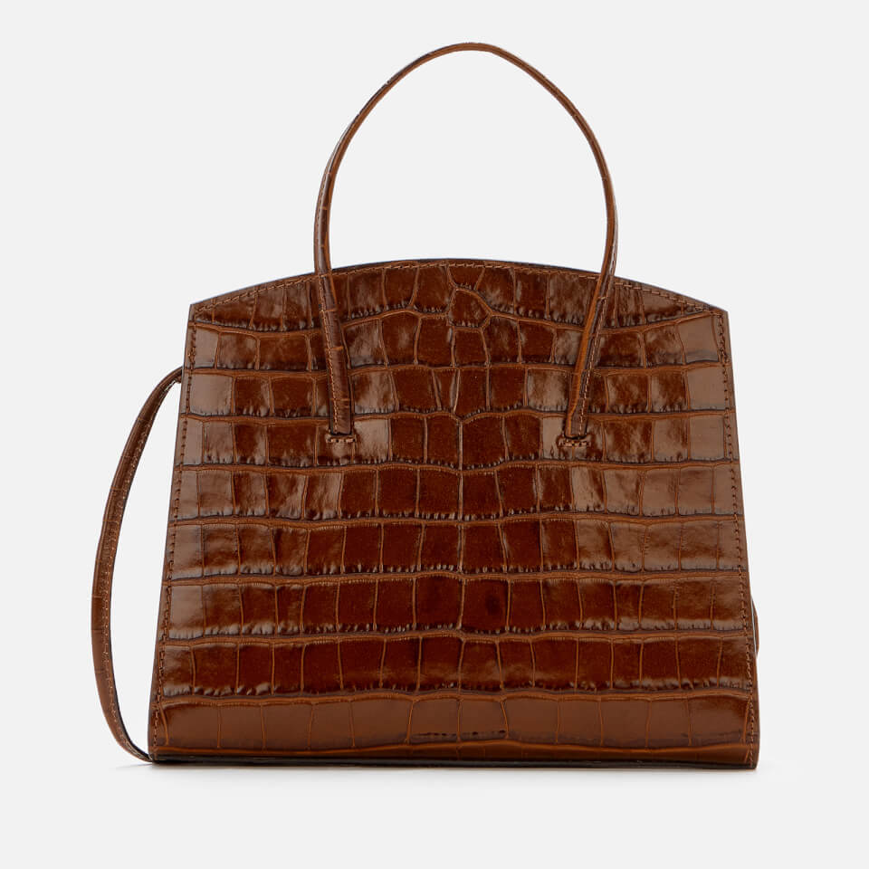 Little Liffner Women s Minimal Mini Tote Bag Croc Brown