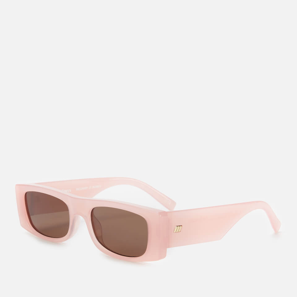 Le Specs Women's Recovery Rectangular Sunglasses - Rosewater