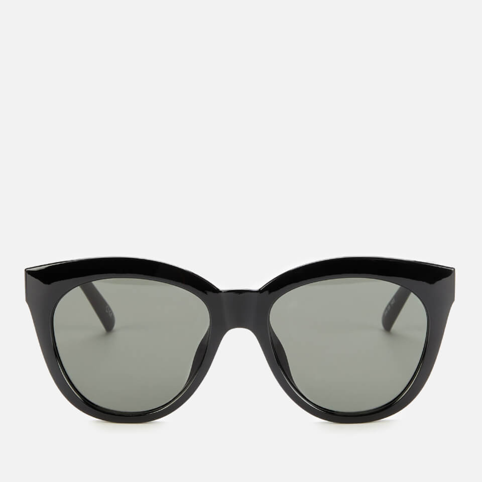 Le Specs Women's Resumption Round Sunglasses - Black