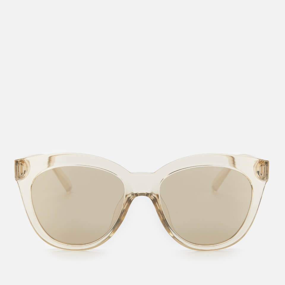 Le Specs Women's Resumption Round Sunglasses - Stone