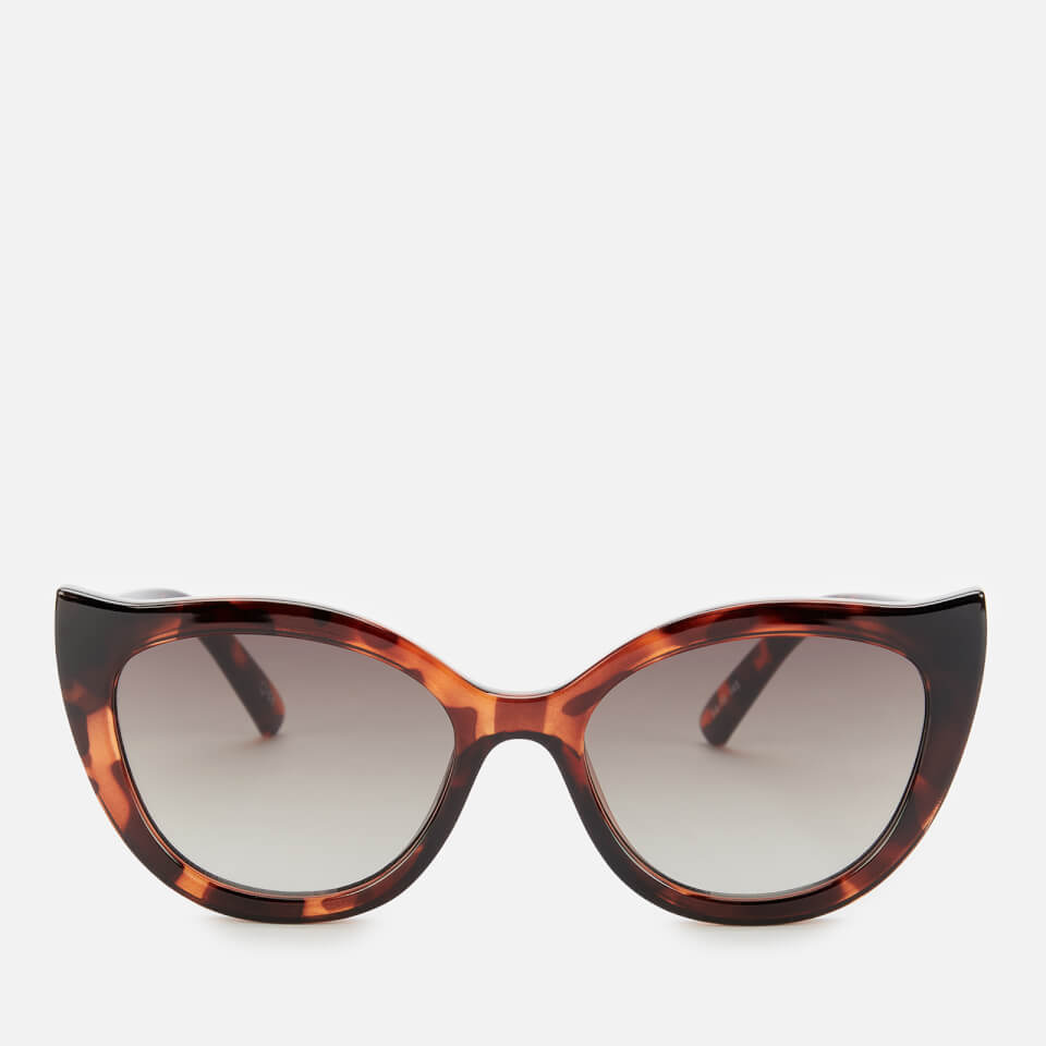 Le Specs Women's Flossy Cat Eye Sunglasses - Tort