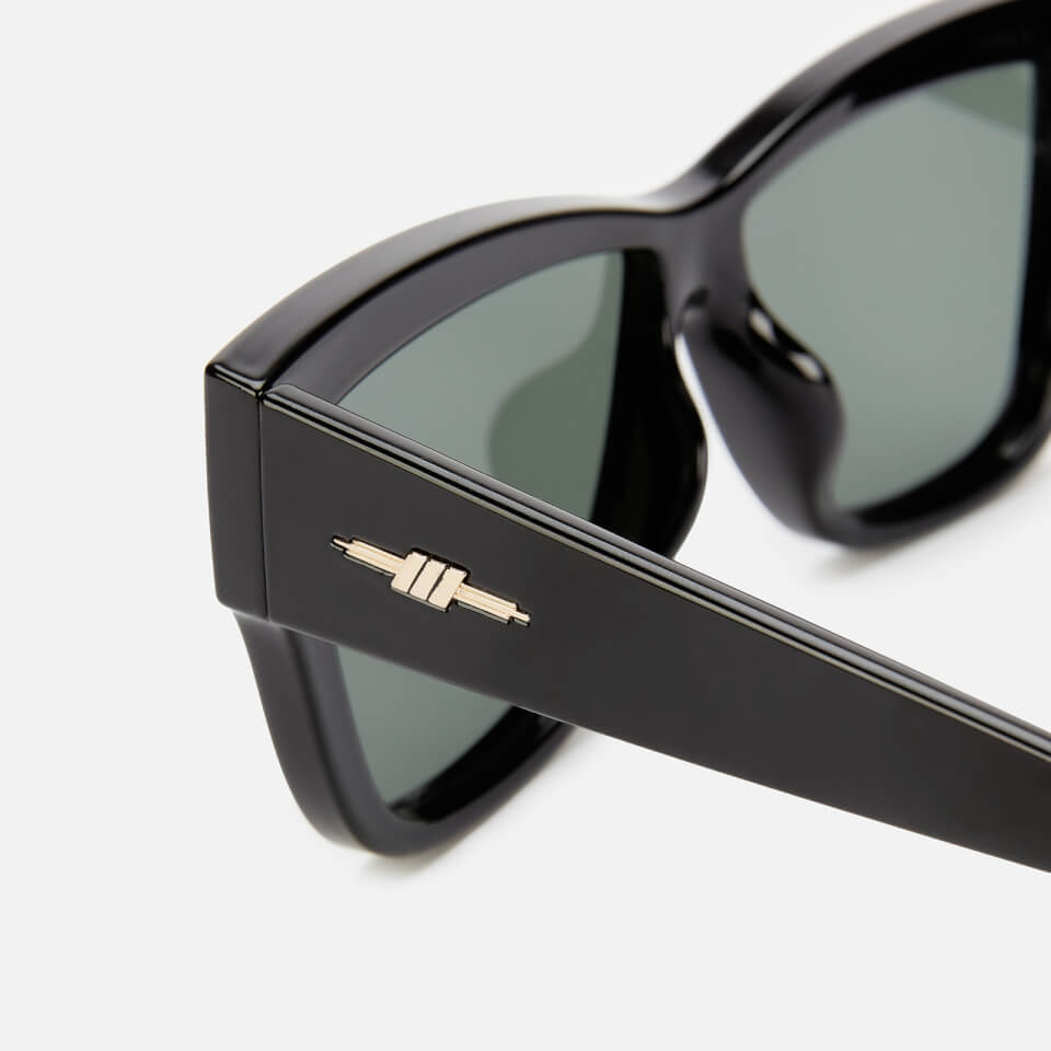 Le Specs Women's Total Eclipse Square Sunglasses - Black