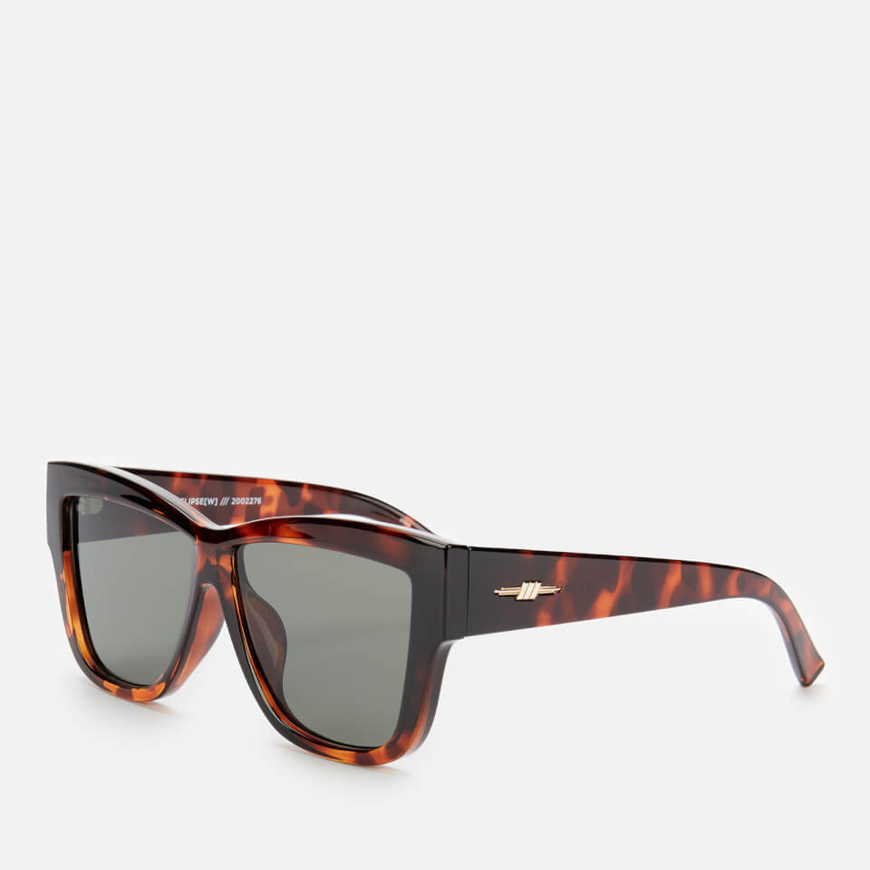 Le Specs Women's Total Eclipse Square Sunglasses - Tort