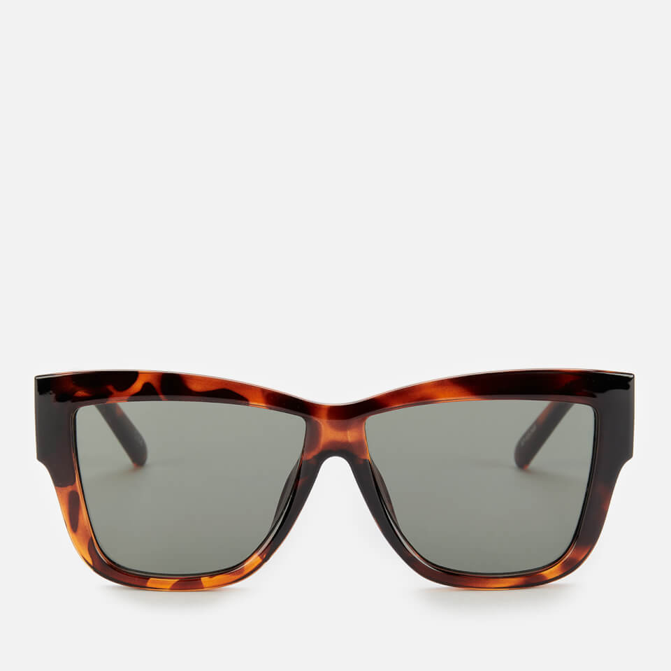 Le Specs Women's Total Eclipse Square Sunglasses - Tort