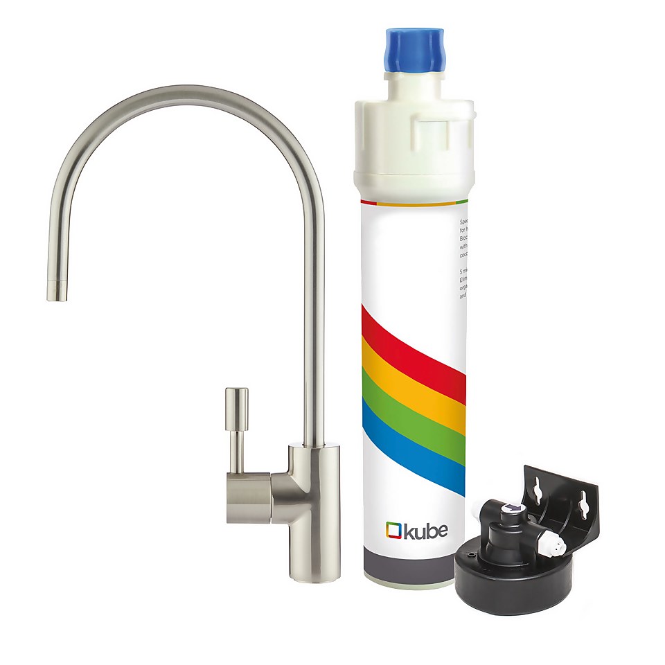 Kube Drinking Water Filter with Separate Chrome Tap