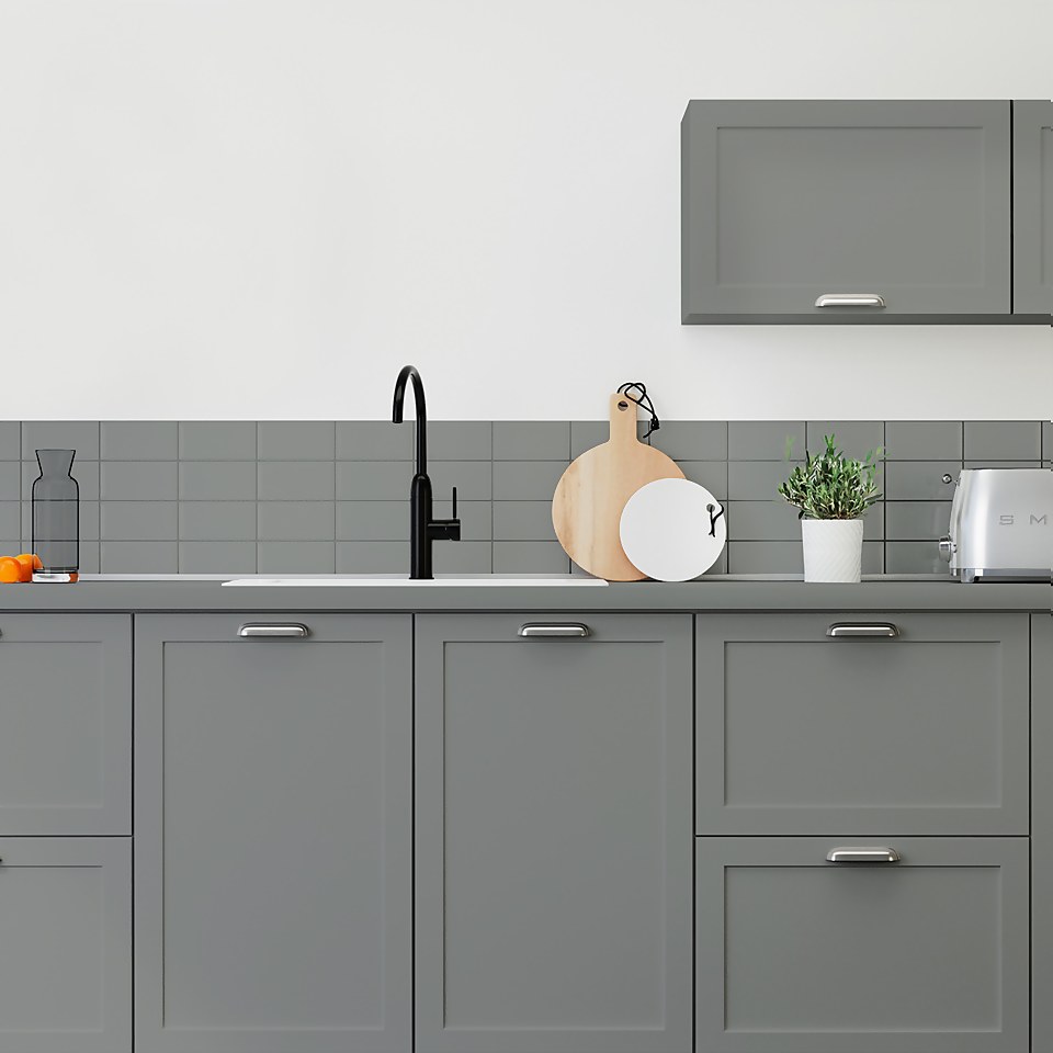 Maison Deco Refresh Kitchen Cupboards, Worktops & Splashbacks Paint Zinc - 750ml