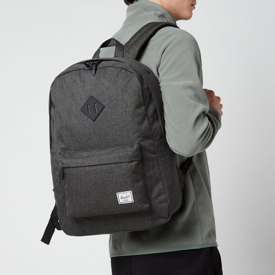 Herschel Supply Co. Unisex Heritage Backpack - Black Crosshatch/Black