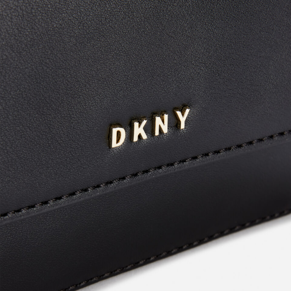 DKNY Women's Winona Flap Cross Body Bag - Black