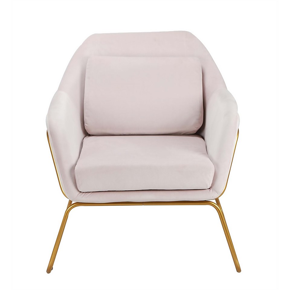 Ella Chair - Blush Pink