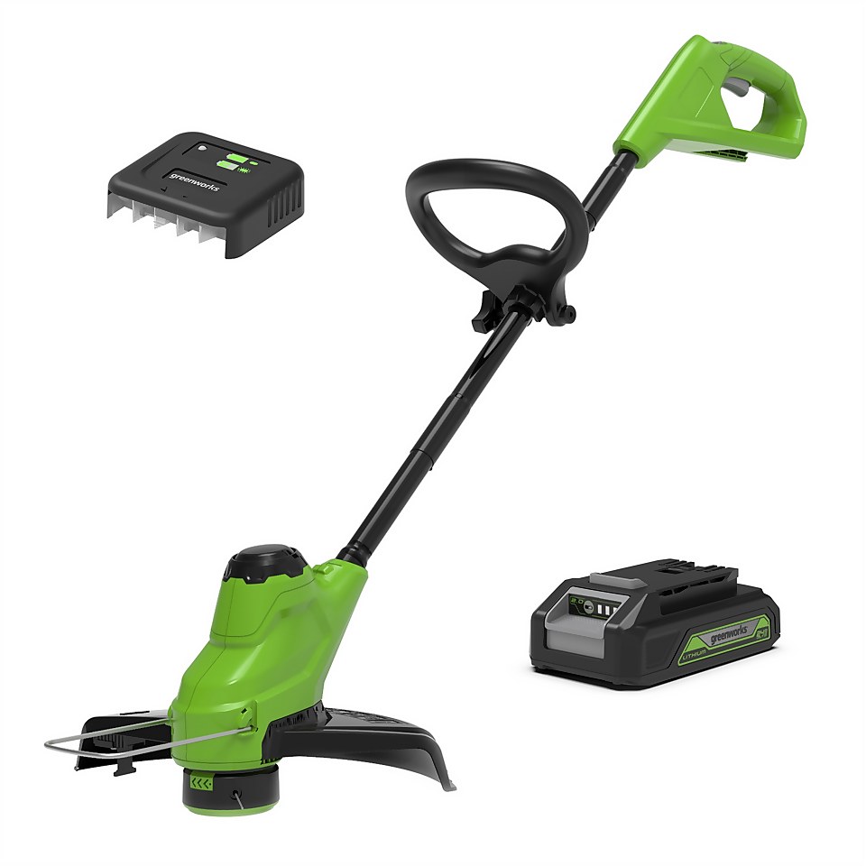 24V 30cm Line Trimmer with Battery and Charger