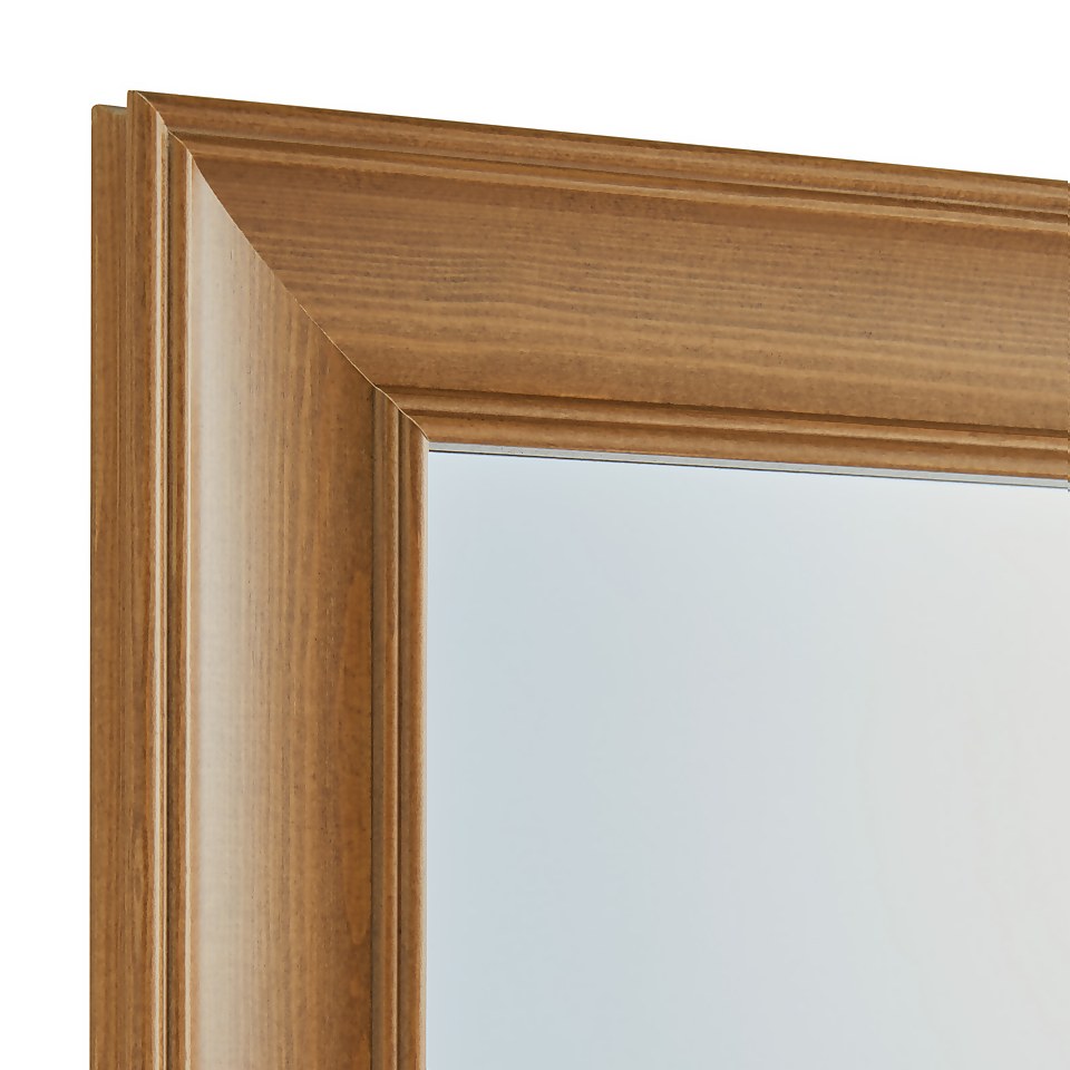 Coldrake Framed Mirror - Dark Oak - 51x61cm