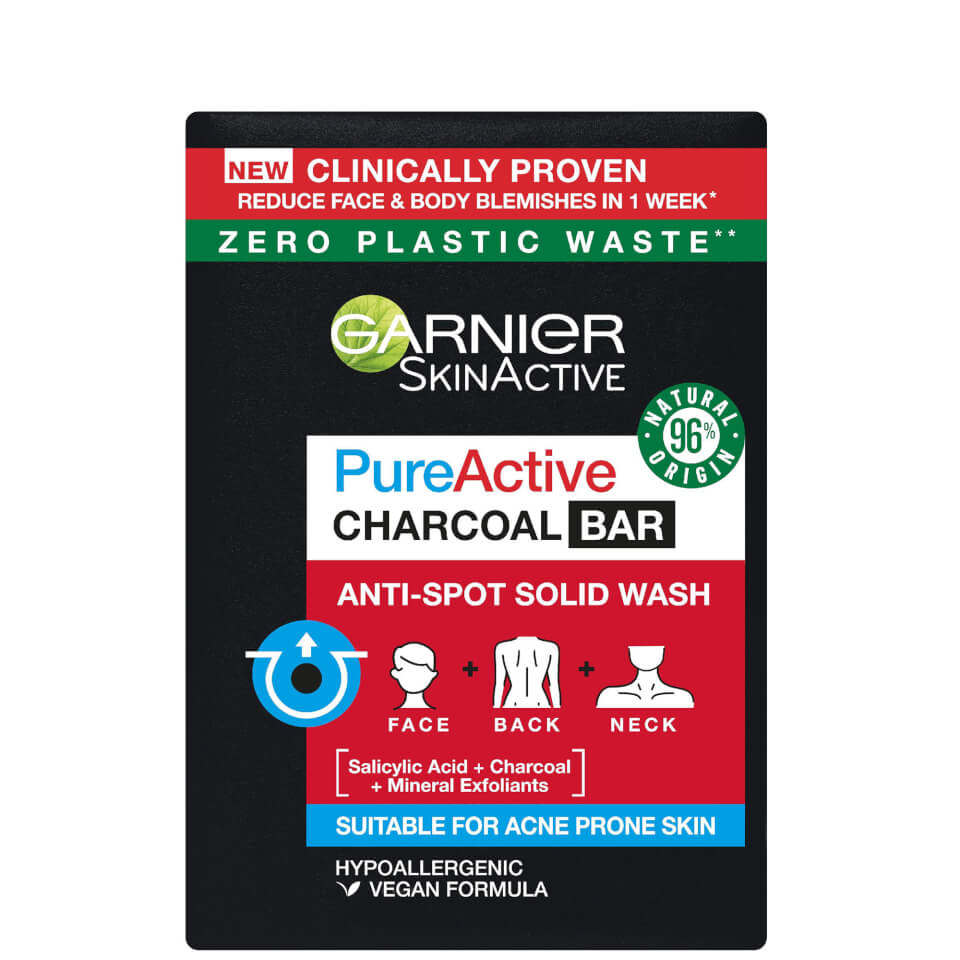 Garnier SkinActive Pure Active Charcoal Bar 100g