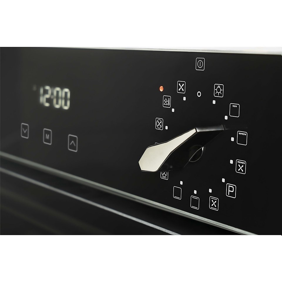 CDA SL500SS Built-in Pyrolytic Single Electric Oven - 13 Function - Stainless Steel