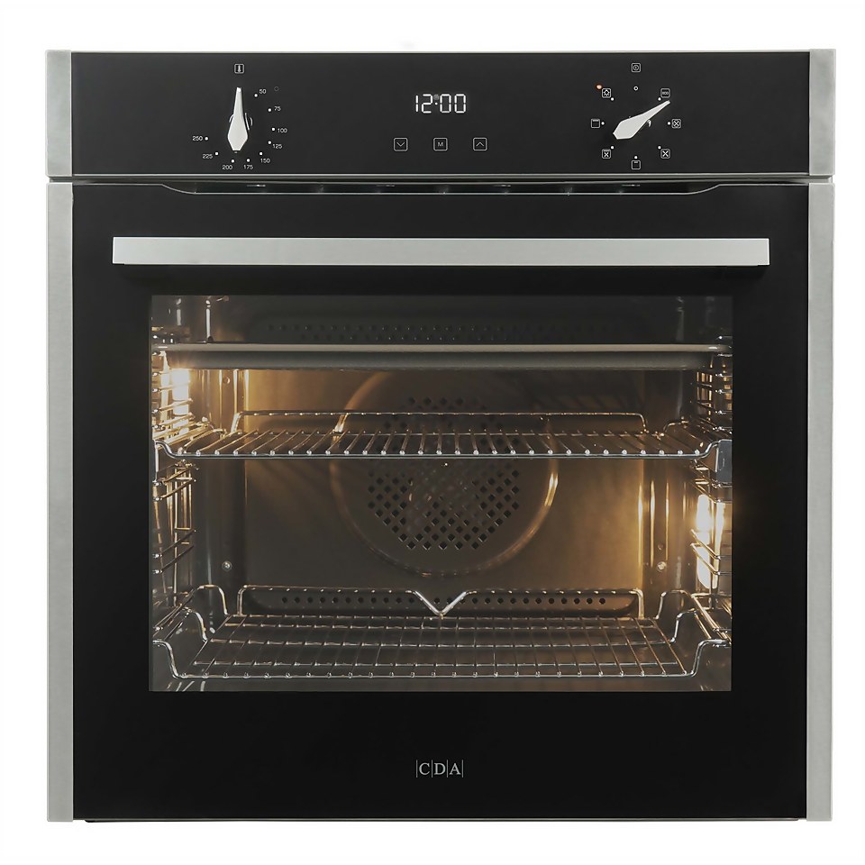 CDA SL200SS Built-in Single Electric Oven - 7 Function - Stainless Steel