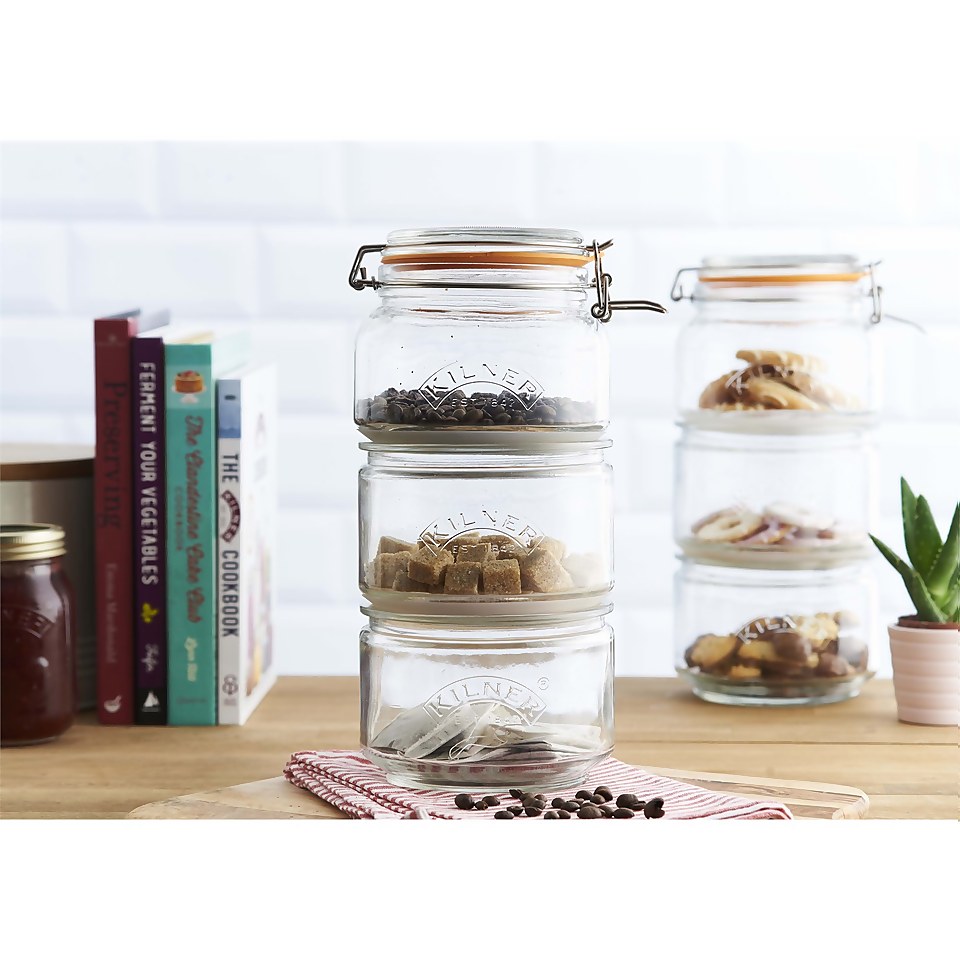 Stackable Storage Jar Set