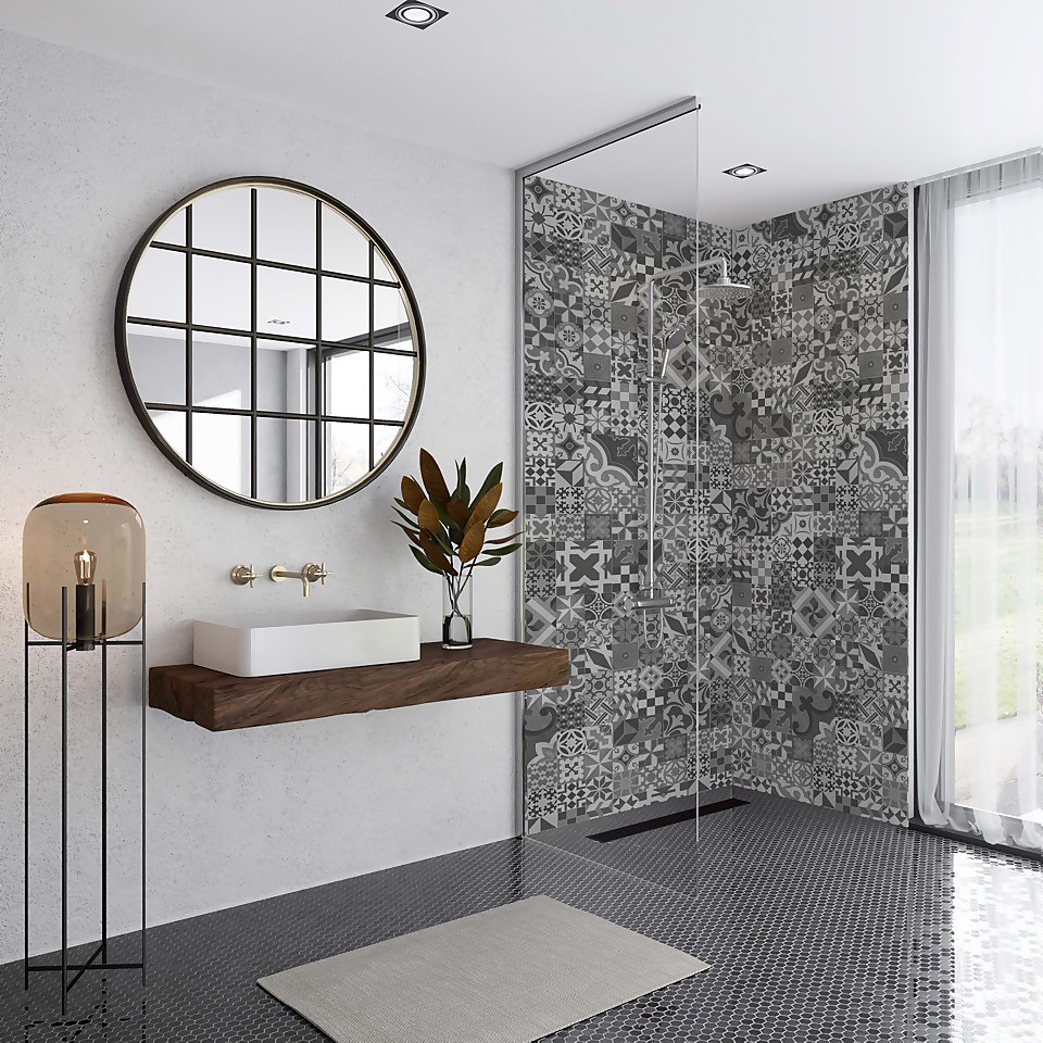 Wetwall Elite Post Formed Shower Wall Panel Abruzzo - 2420x1200x10mm