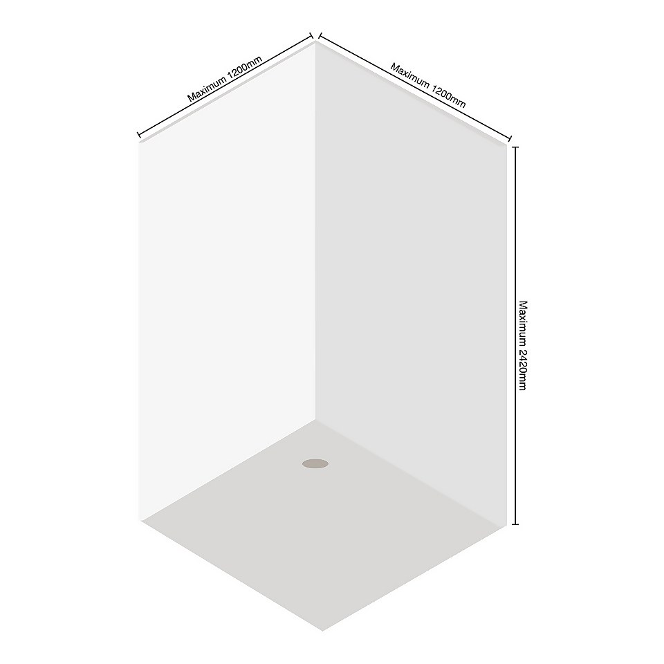 Wetwall Elite 2 Sided Wall Panel Kit - Artico