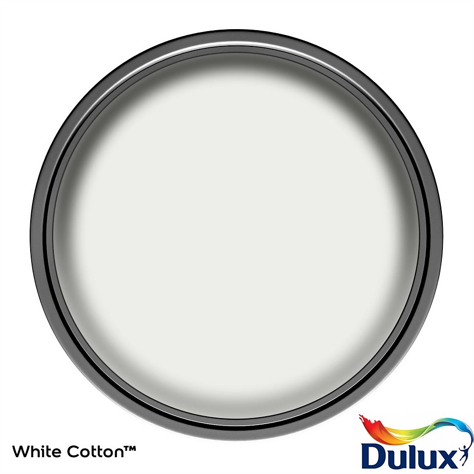 Dulux Simply Refresh One Coat Matt Emulsion Paint White Cotton - 2.5L