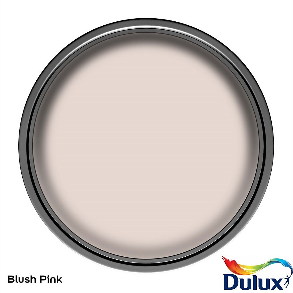 Dulux Simply Refresh One Coat Matt Emulsion Paint Blush Pink - 2.5L