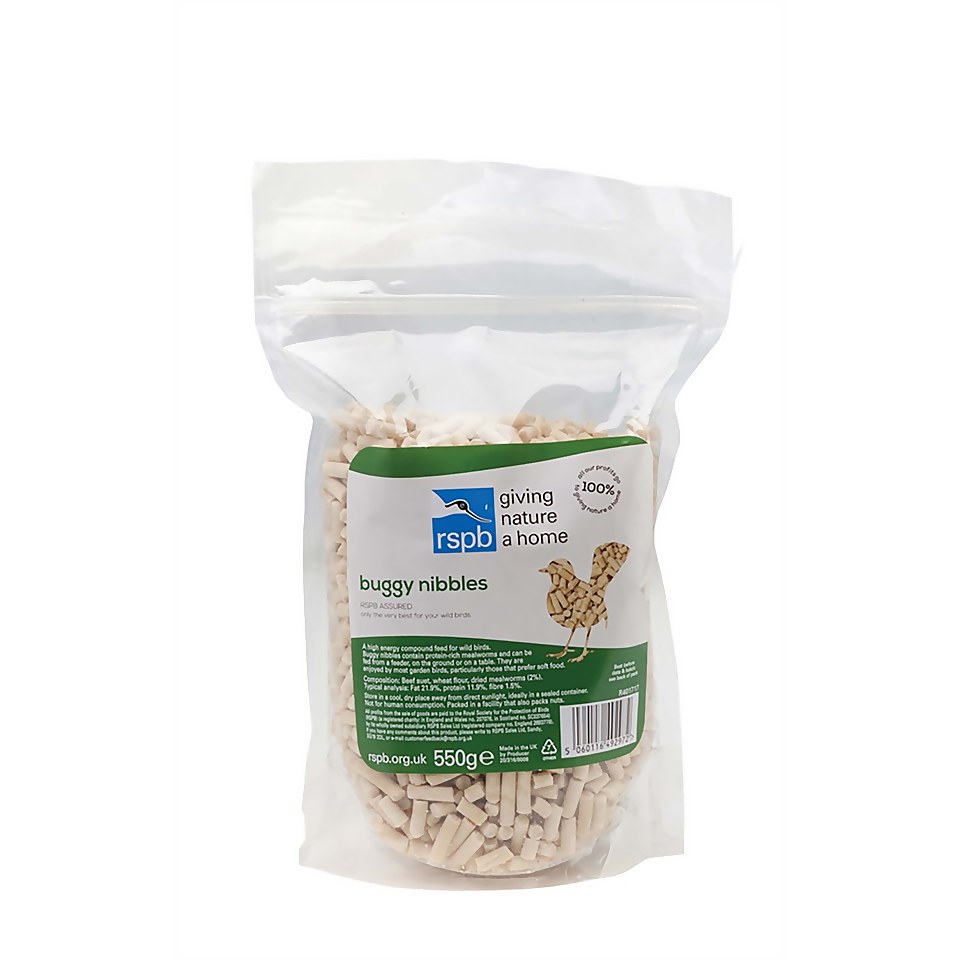 RSPB Buggy Nibbles for Wild Birds - 550g