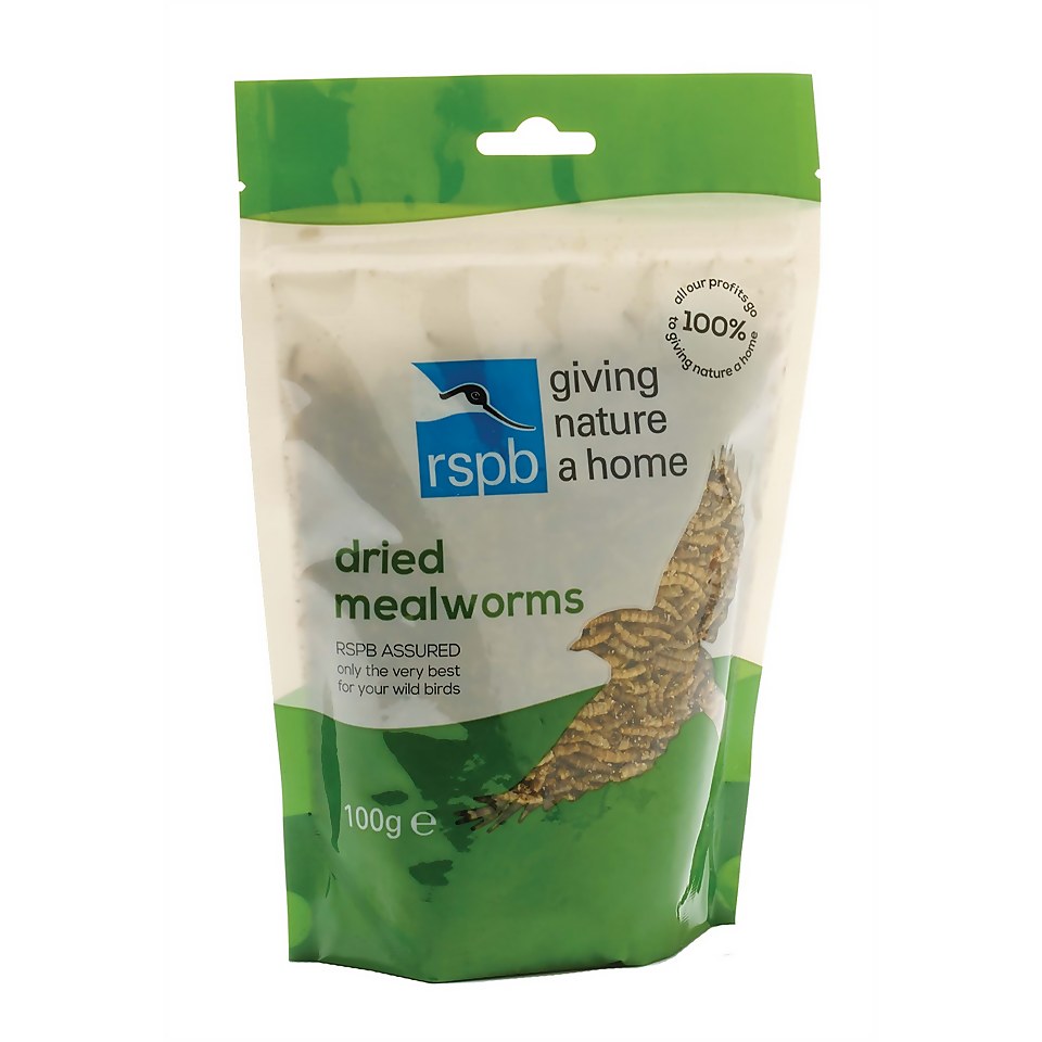 RSPB Mealworms for Wild Birds -100g