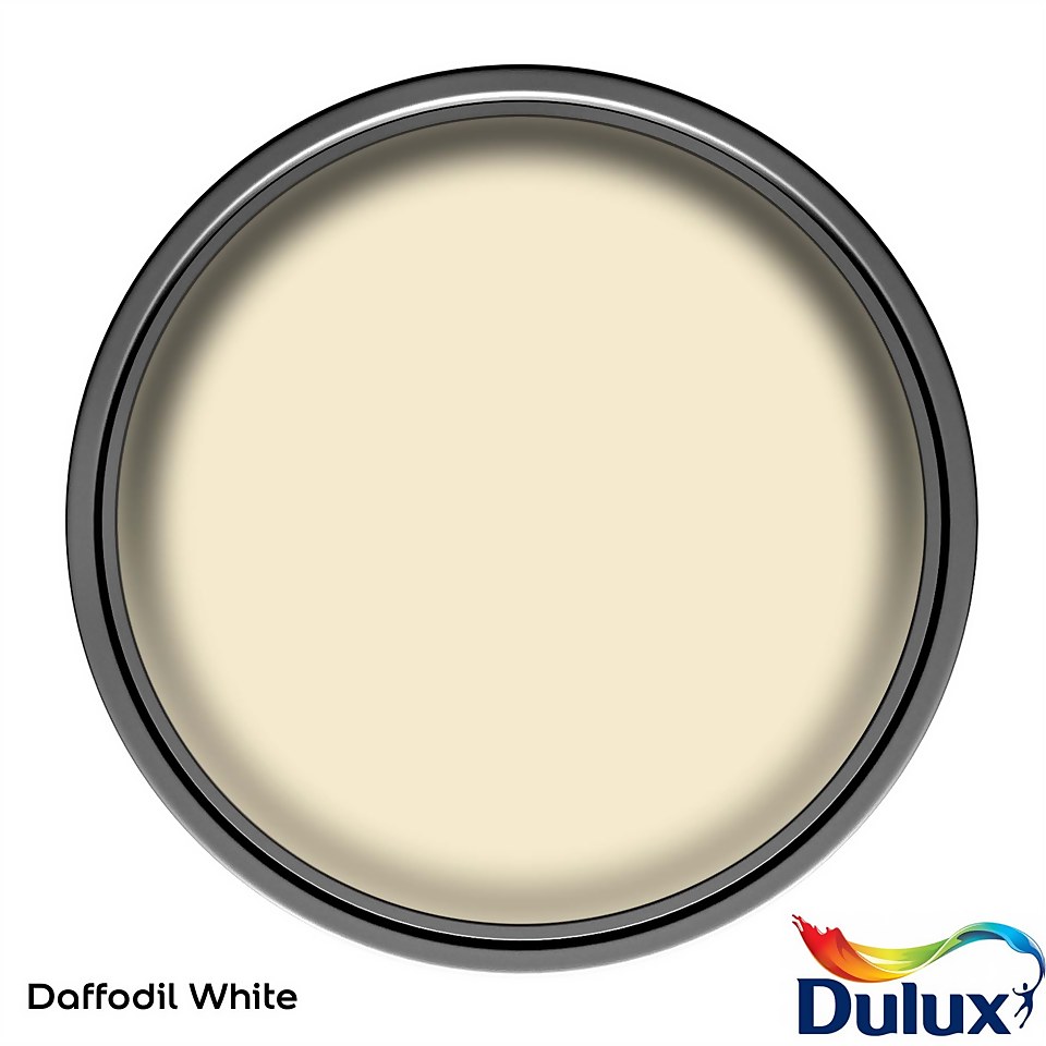 Dulux Simply Refresh One Coat Matt Emulsion Paint Daffodil White - 2.5L