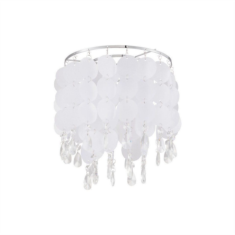 EGLO Fedra 2 Mother of Pearl and Crystal Shade