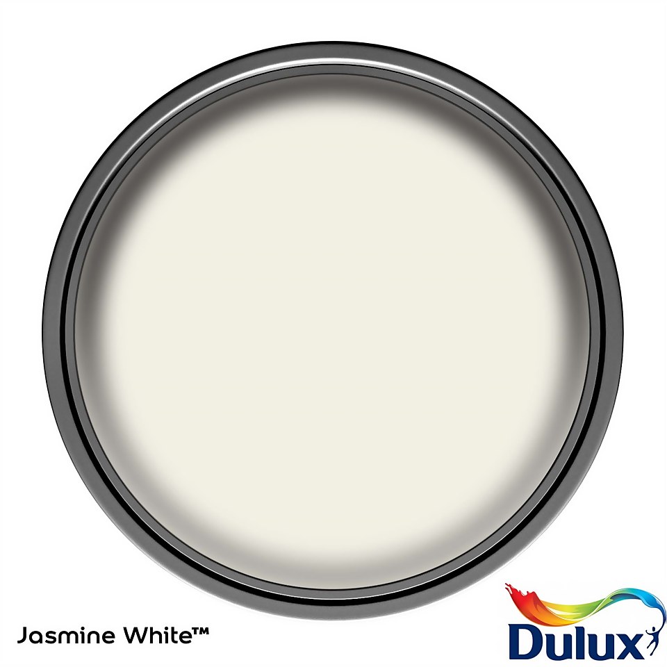 Dulux Simply Refresh One Coat Matt Emulsion Paint Jasmine White - 5L