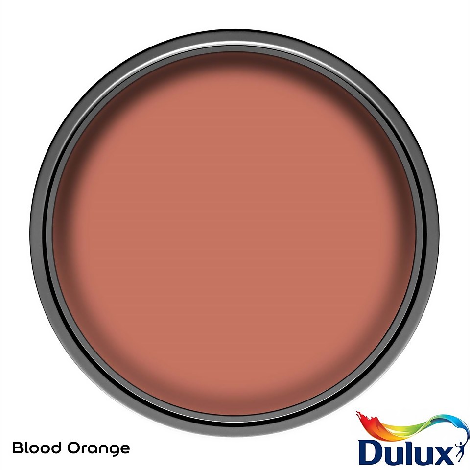 Dulux Simply Refresh Feature Wall One Coat Matt Emulsion Paint Blood Orange - 1.25L