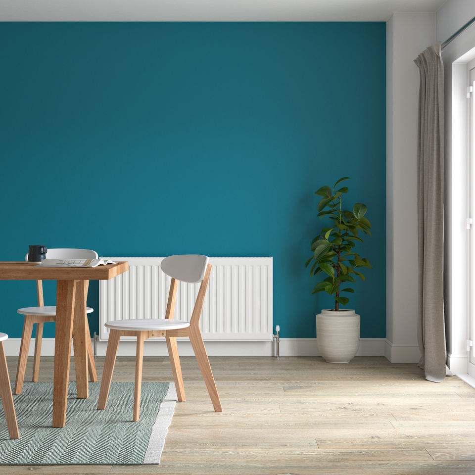 Dulux Simply Refresh Feature Wall One Coat Matt Emulsion Paint Teal Tension - 1.25L