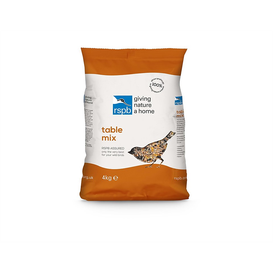 RSPB Table Mix for Wild Birds - 4kg