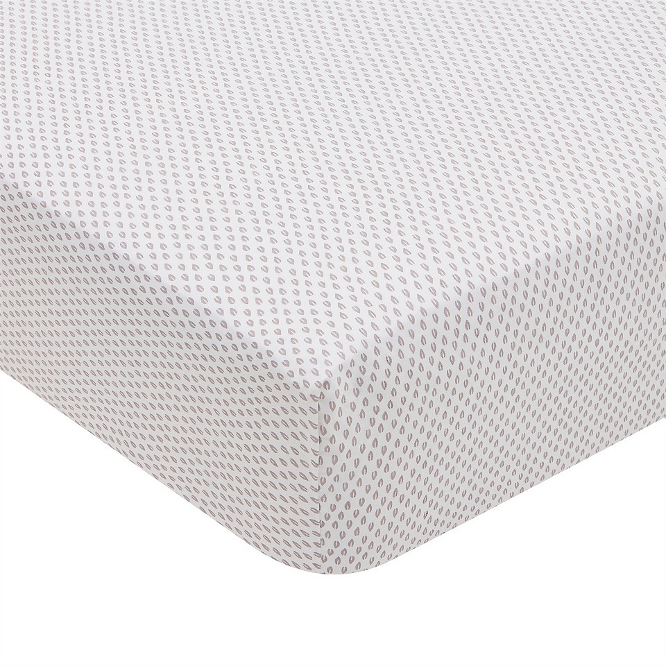 Rae Fitted Sheet Super King Size Heather