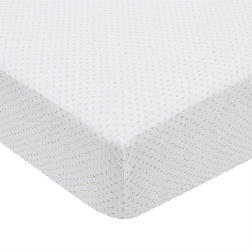 Thea Fitted Sheet King Size Linen